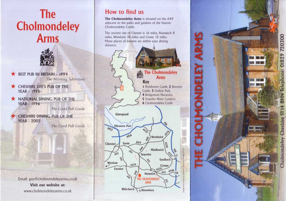 The Cholmondeley Arms Cheshire 1